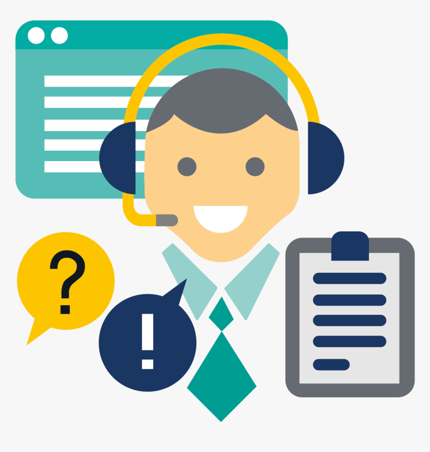 Need support? - creative artwork of support agent